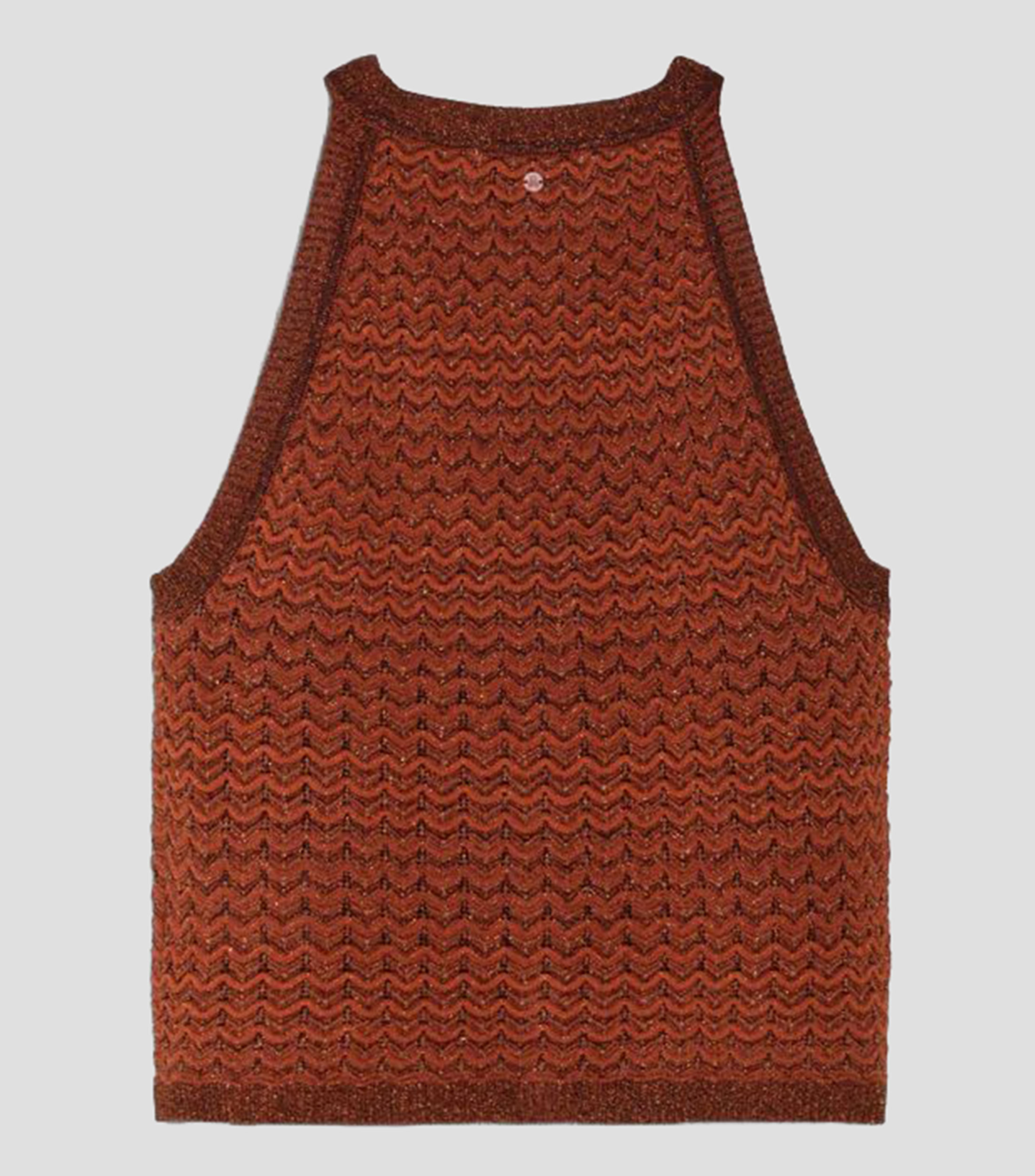Blusa lisa sin mangas Mujer